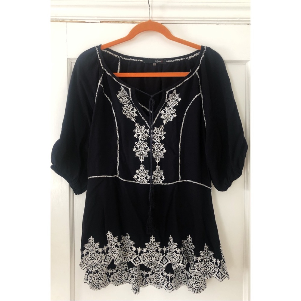 Lacey bohemian top